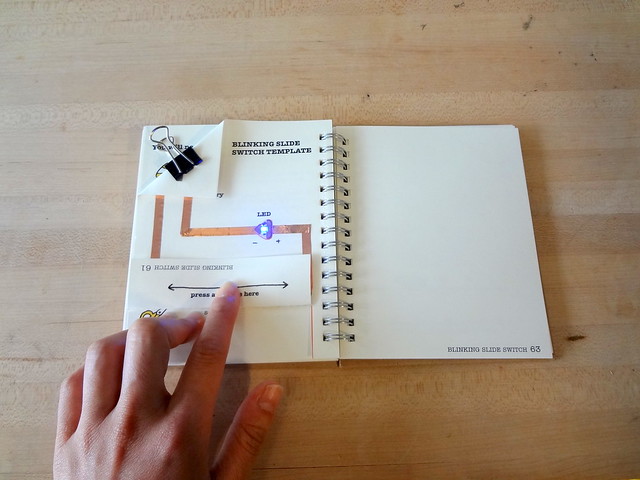 Circuit Sticker Tutorial 4: Blinking Slide Switch
