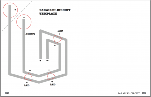 Circuit Stickers template 2 parallel circuit