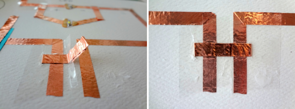 non-conductive copper foil