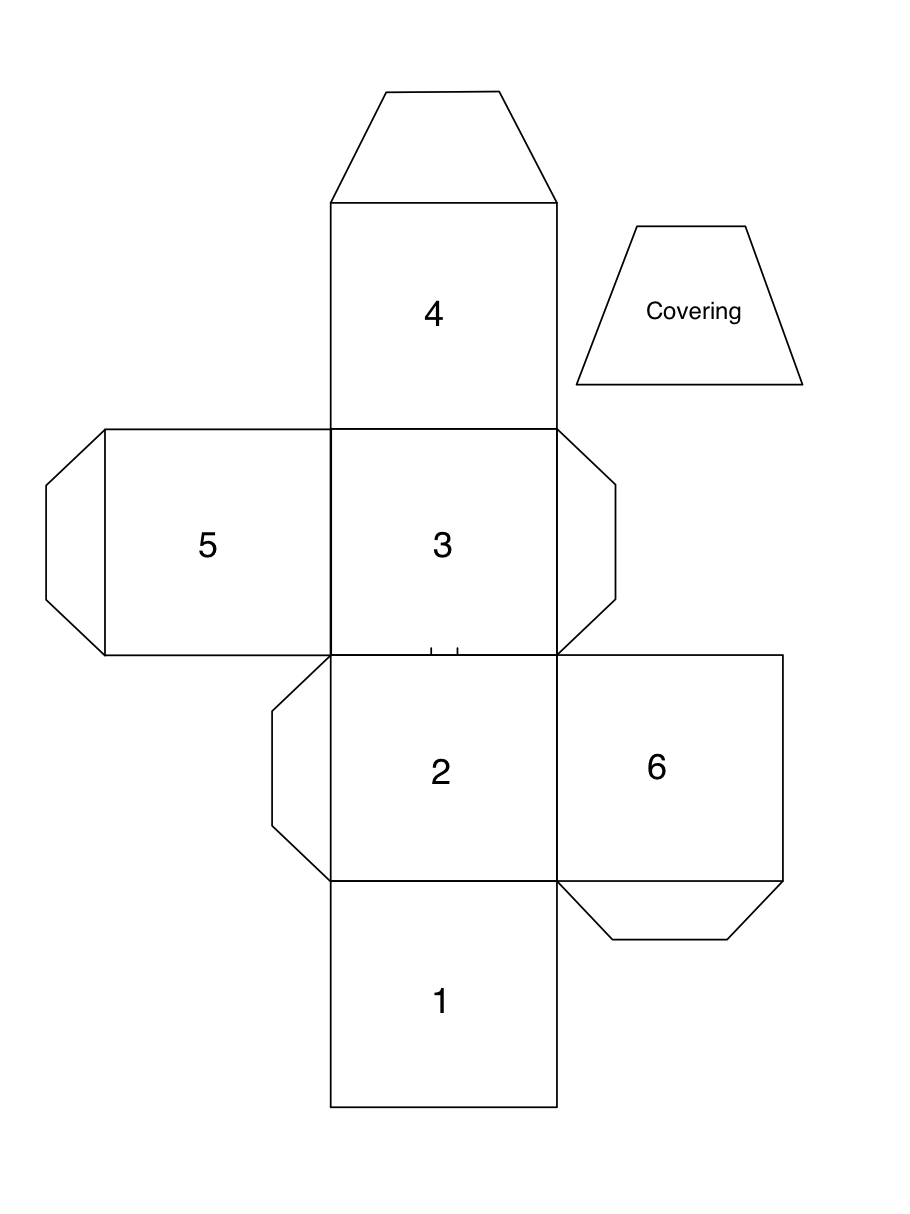 how to make a paper box template