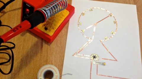 ferris wheel chibitronics solder