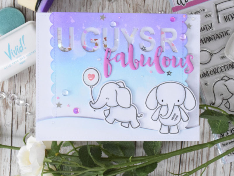 U Guys R Fantastic  – Light Up Shaker Card ft Heffy Doodle