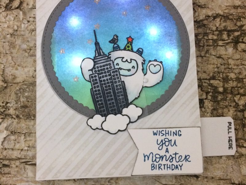 Hello Birthday Yeti Up In The Starry Sky