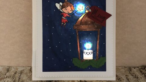 Light Up Christmas Fairy Card