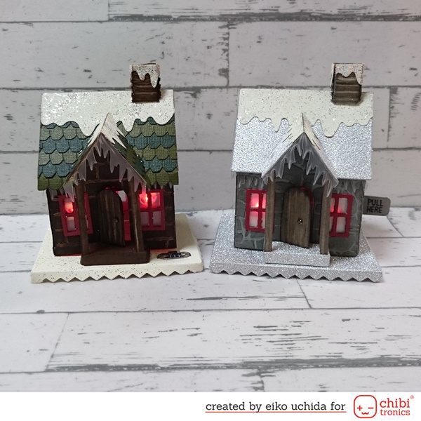 Creating 3D buildings with Tim Holtz and Chibitronics