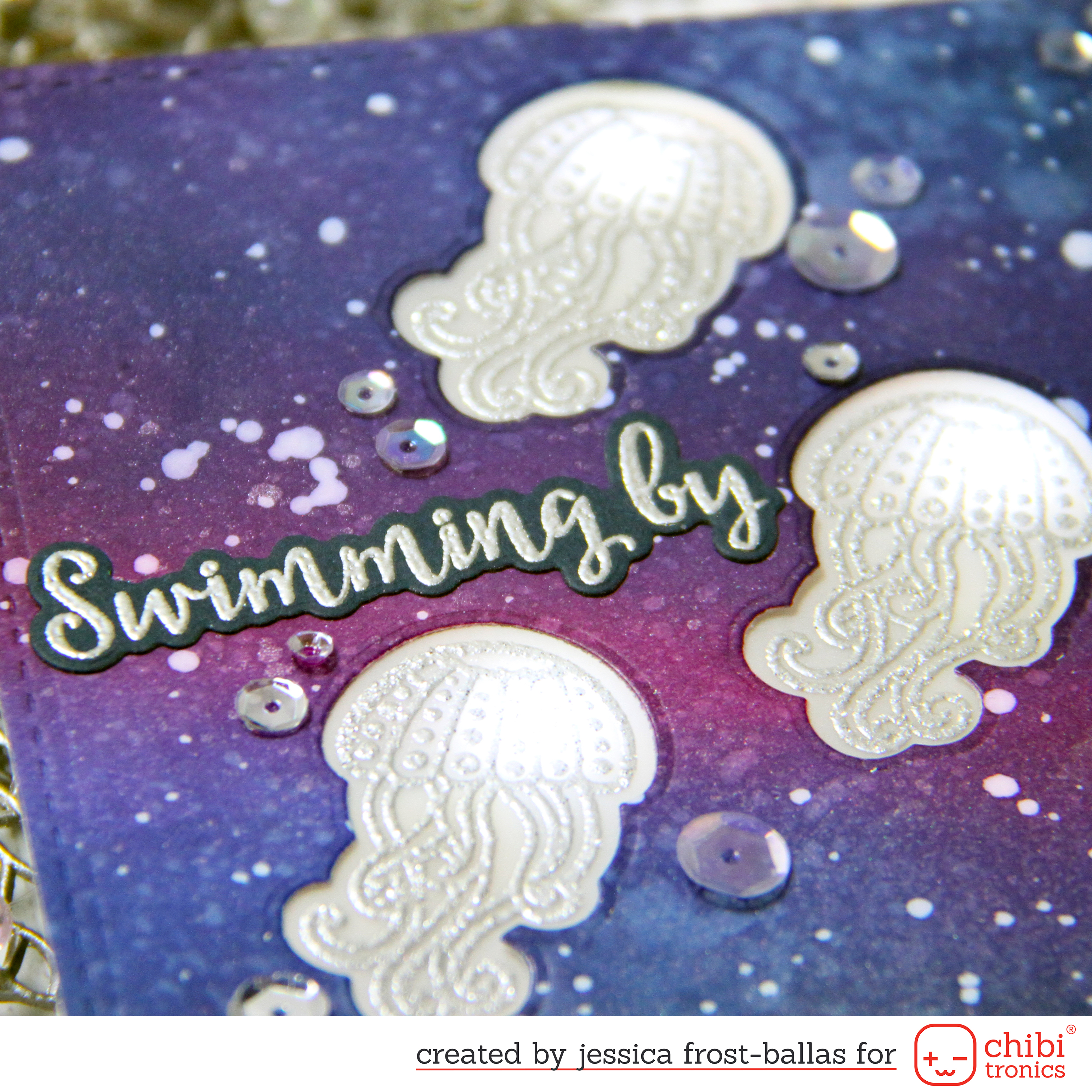 Swimming By to Say Hi by Jessica Frost-Ballas for Chibitronics