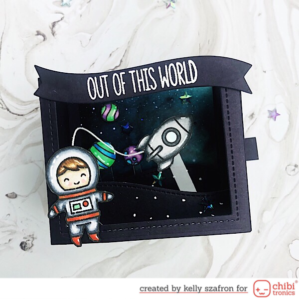 Out of This World Shadow Box Card