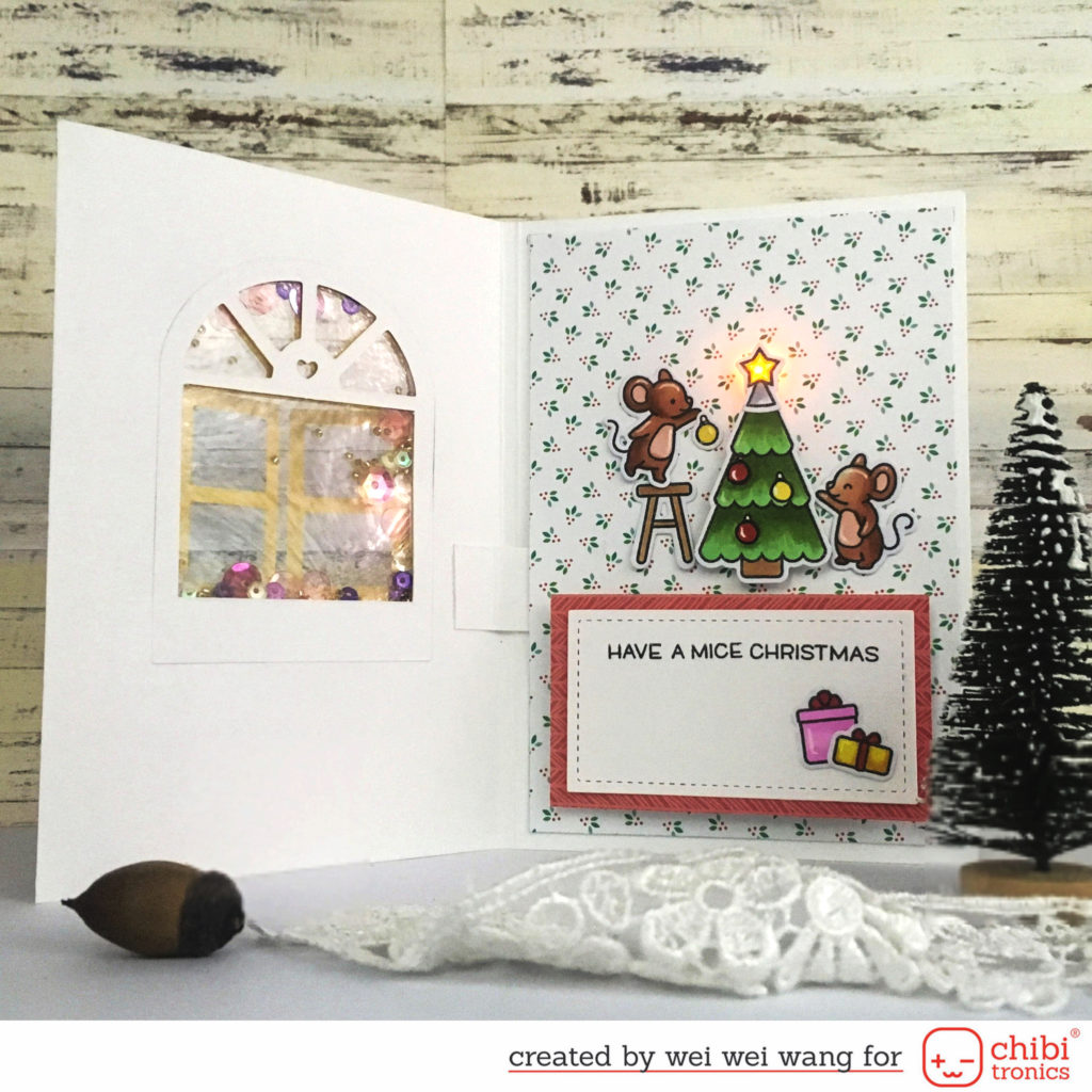 Light up Christmas card