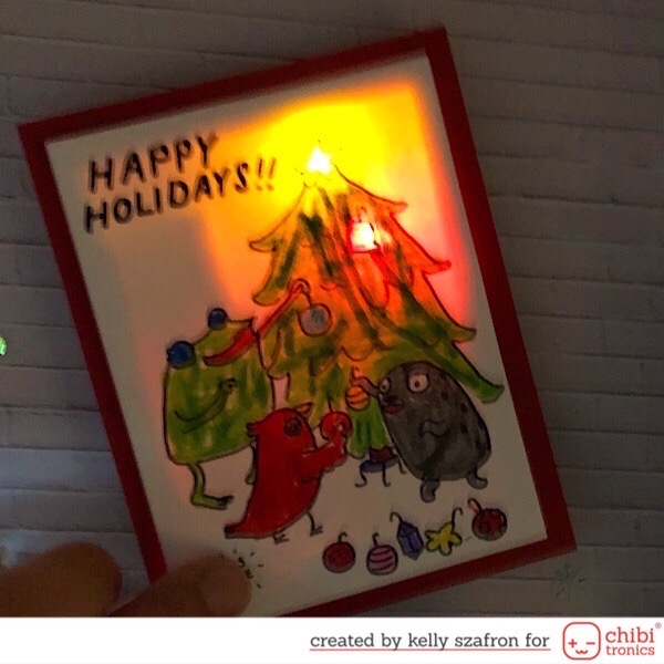 Chibitronics Holiday Card Making Kit