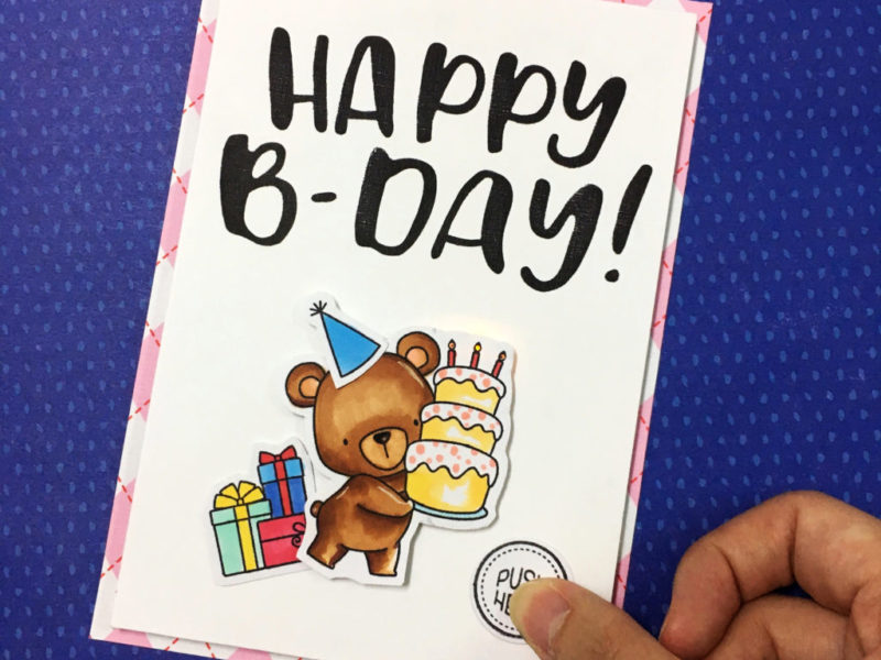 Birthday Light up card for beginner