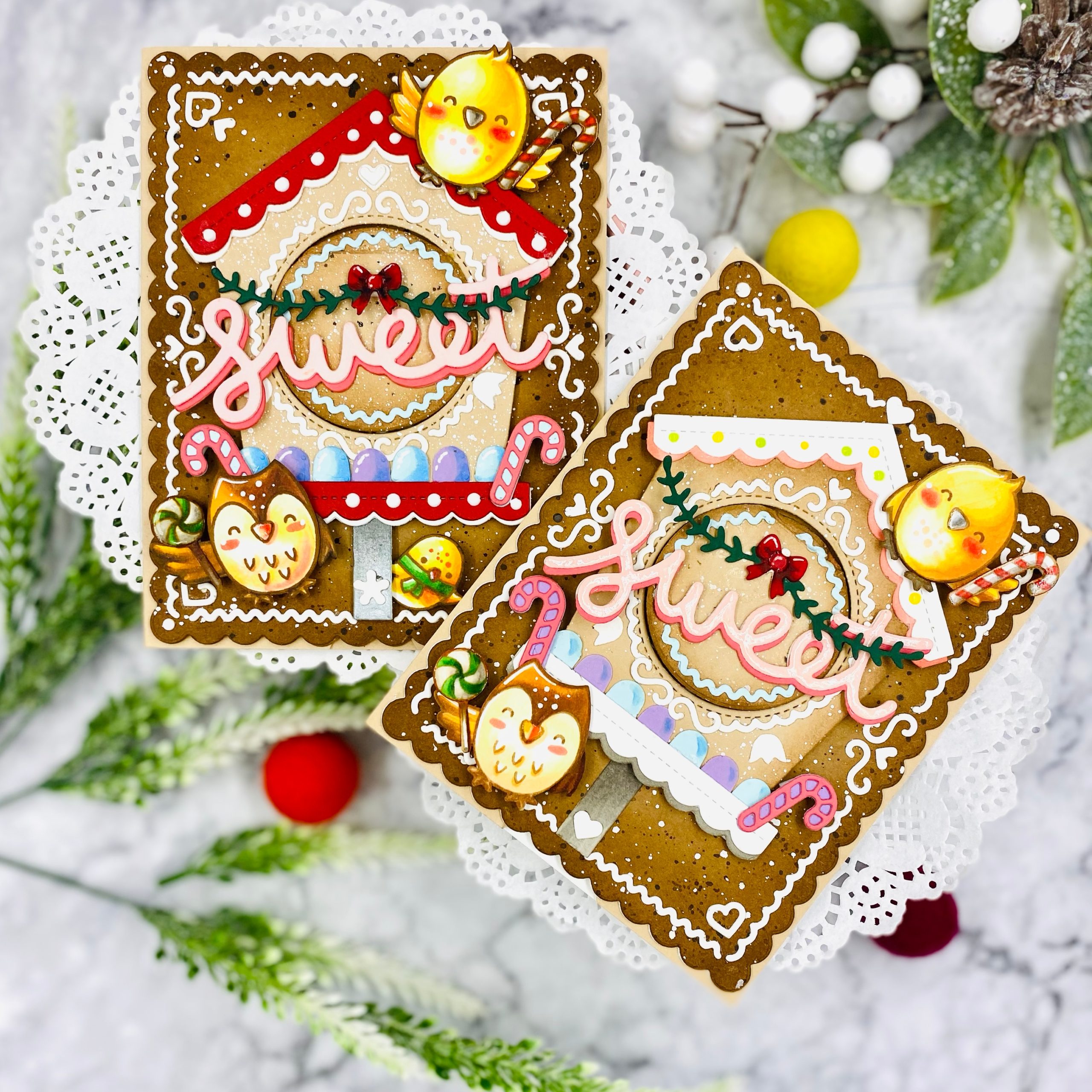 Lift the Flap Card for Sweet Christmas