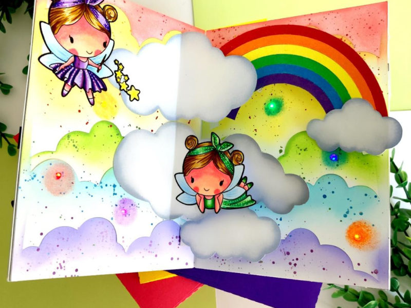 love you fairy much light up card