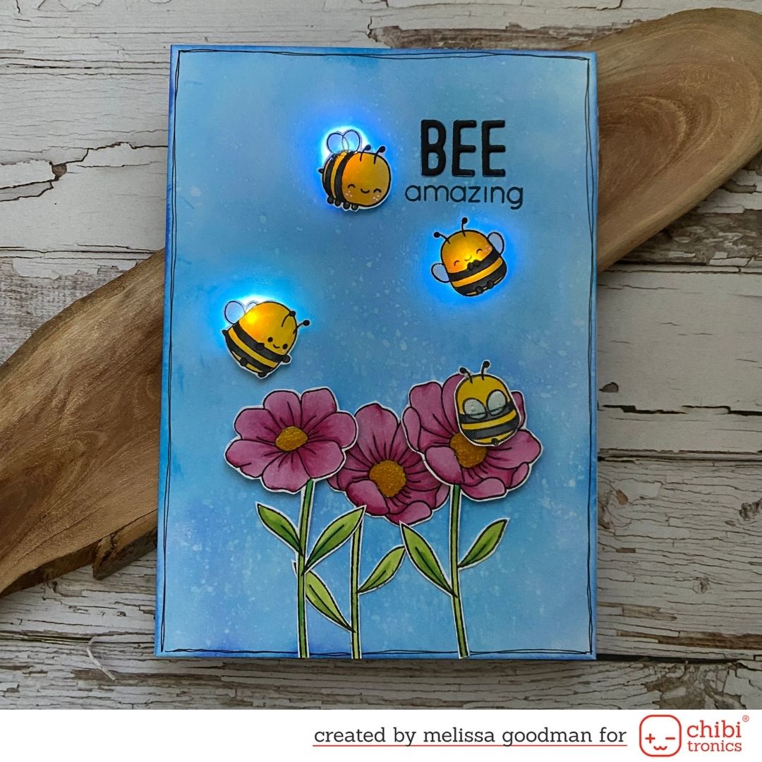 Bee Amazing with Chibitronics LED Stickers