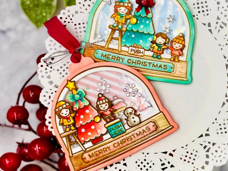 Christmas Shaker Tags