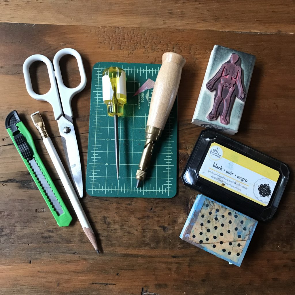 tools for experimenting with paper and light
