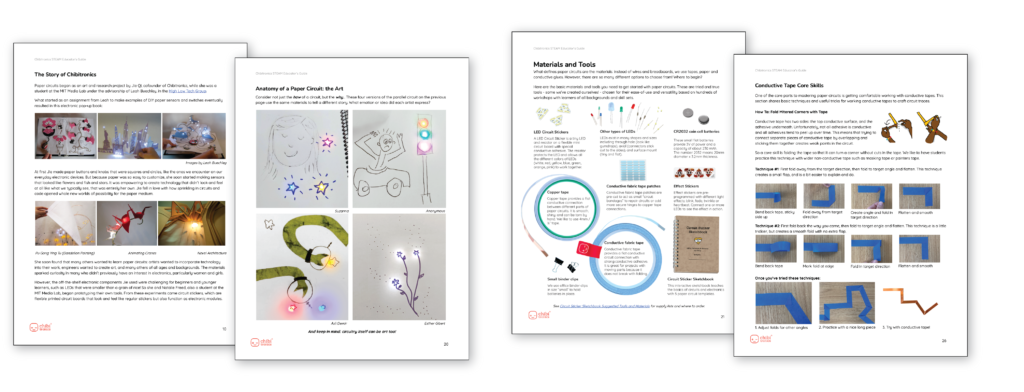 materials and how to pages