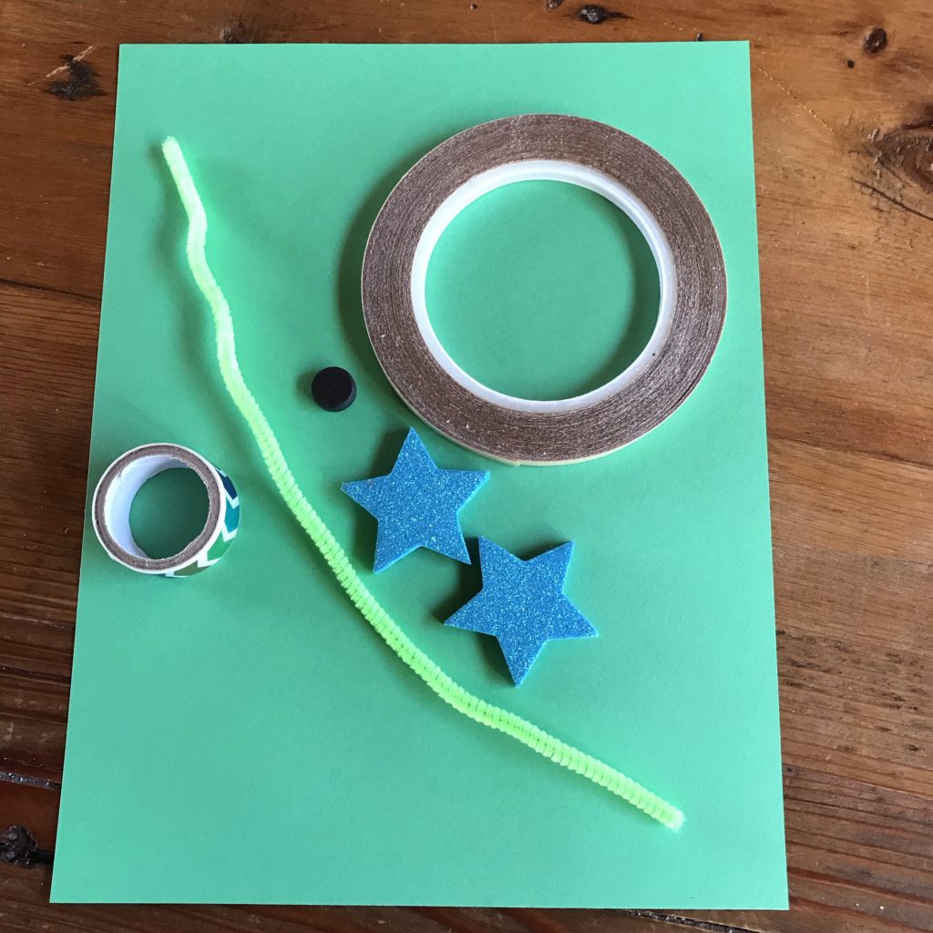 supplies for making a magnetic wand