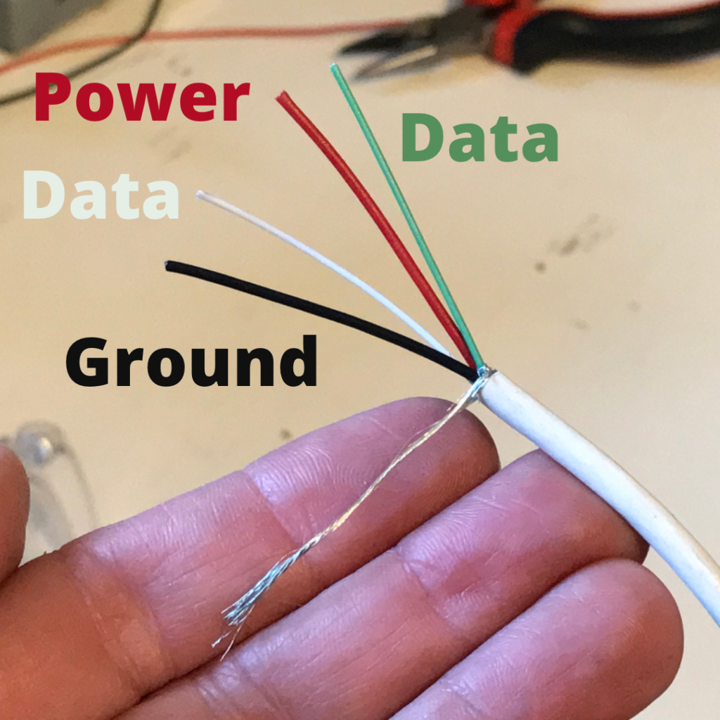 Inside of USB cables