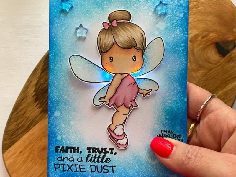 Light up Fairy using Chibitronics LED Stickers