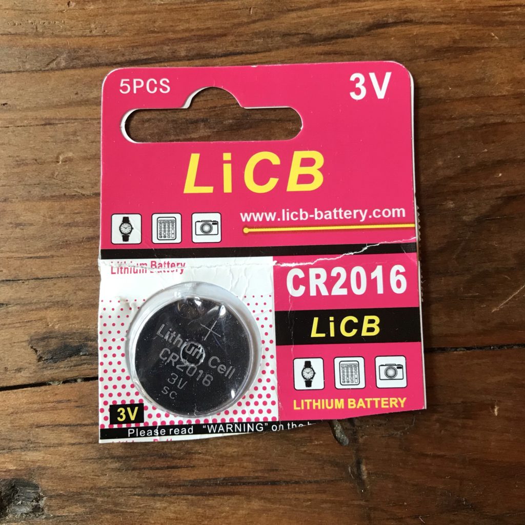 CR2016 battery