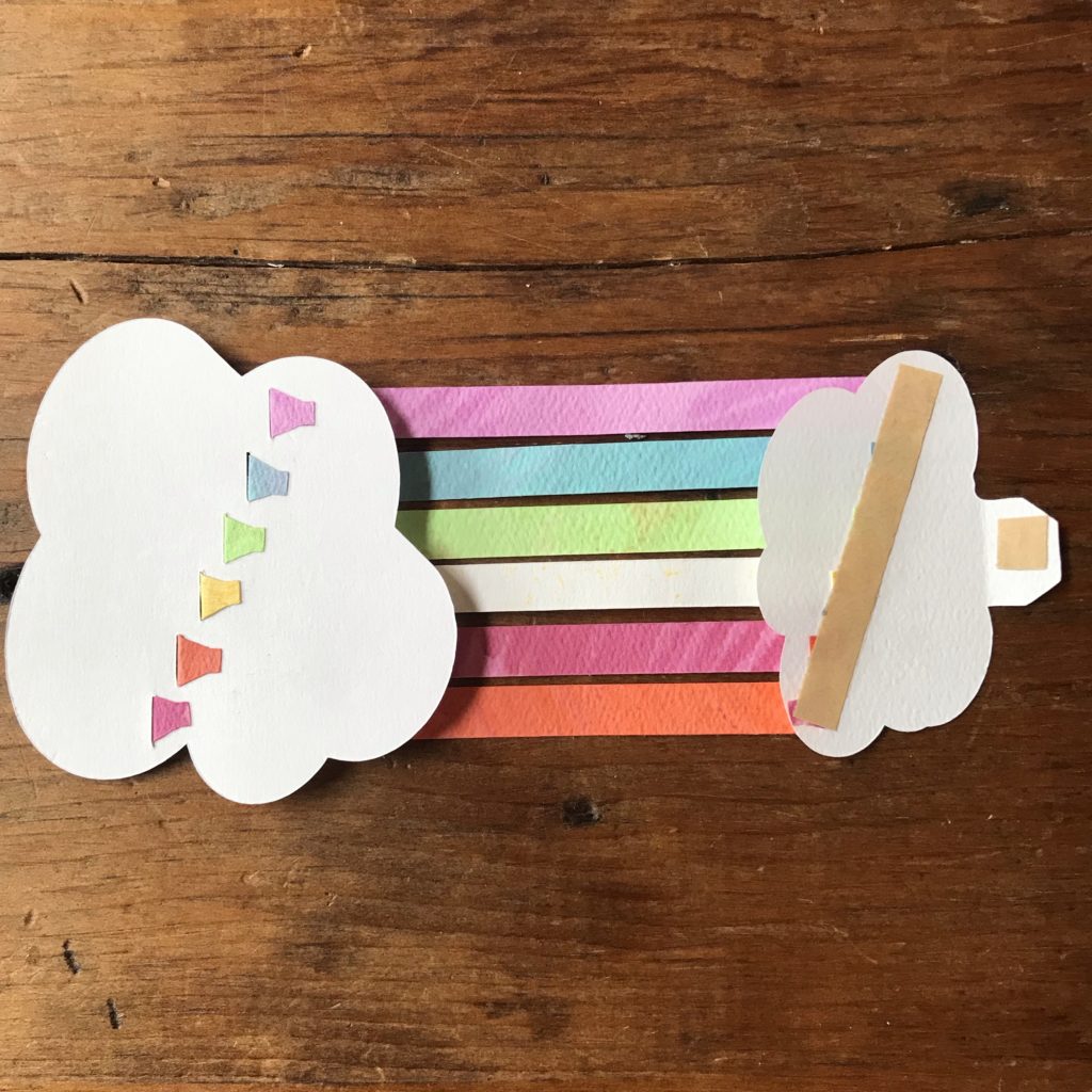 Rainbow Ice Cream Stick Craft