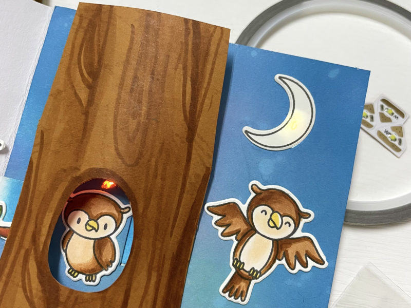 Night Owls Light Up Card
