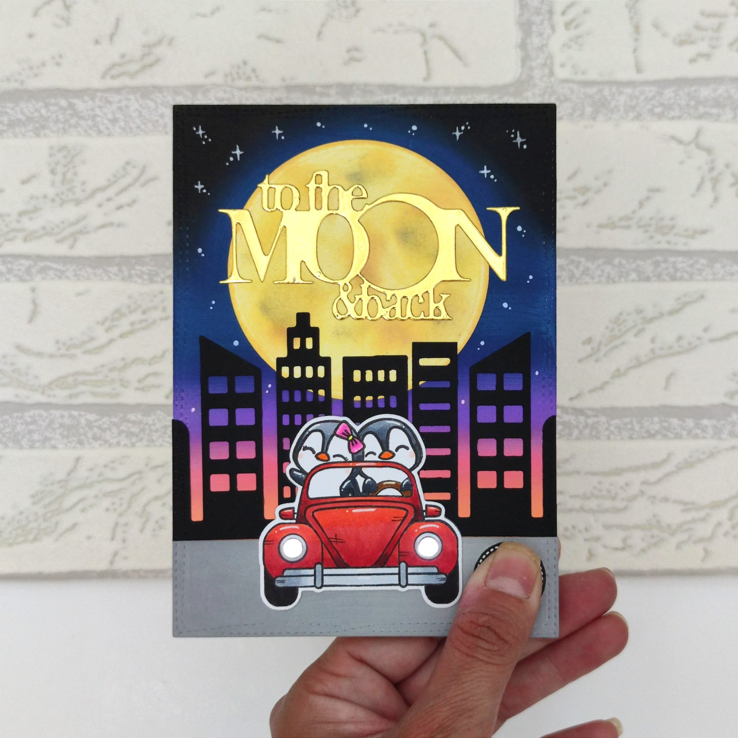 To the Moon and back with Chibitronics LED Stickers