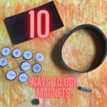 a selection of magnets useful for paper circuits