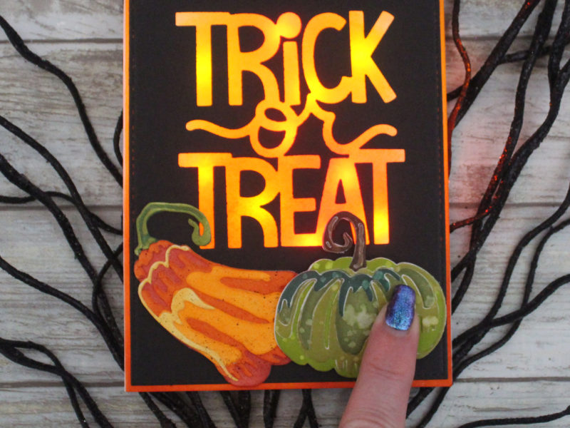 Light Up Trick or Treat Card Creation