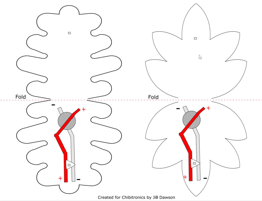 Screenshot of Oak & Maple Leaf Templates