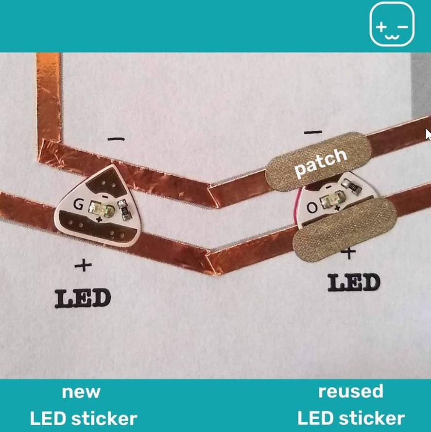 reusing circuit stickers