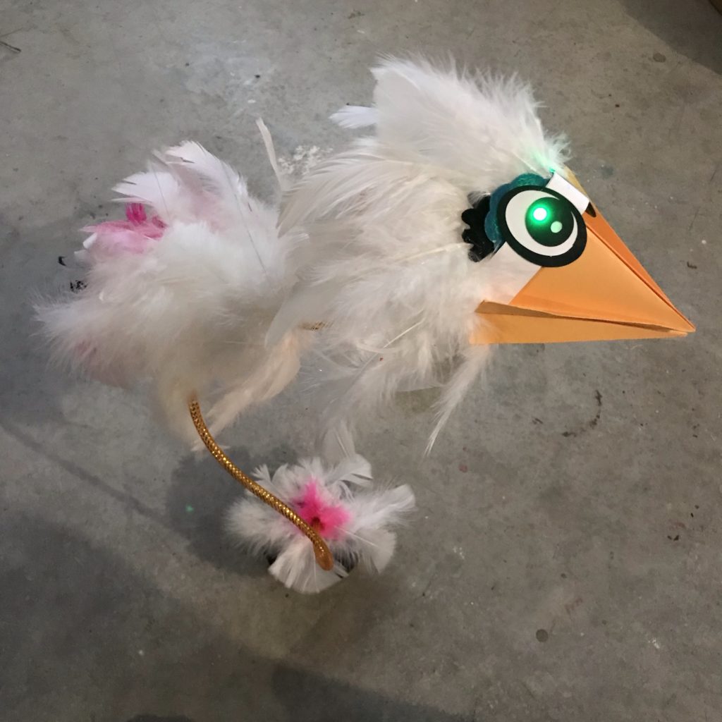 Reed Switch Puppet with Color Changing Eyes