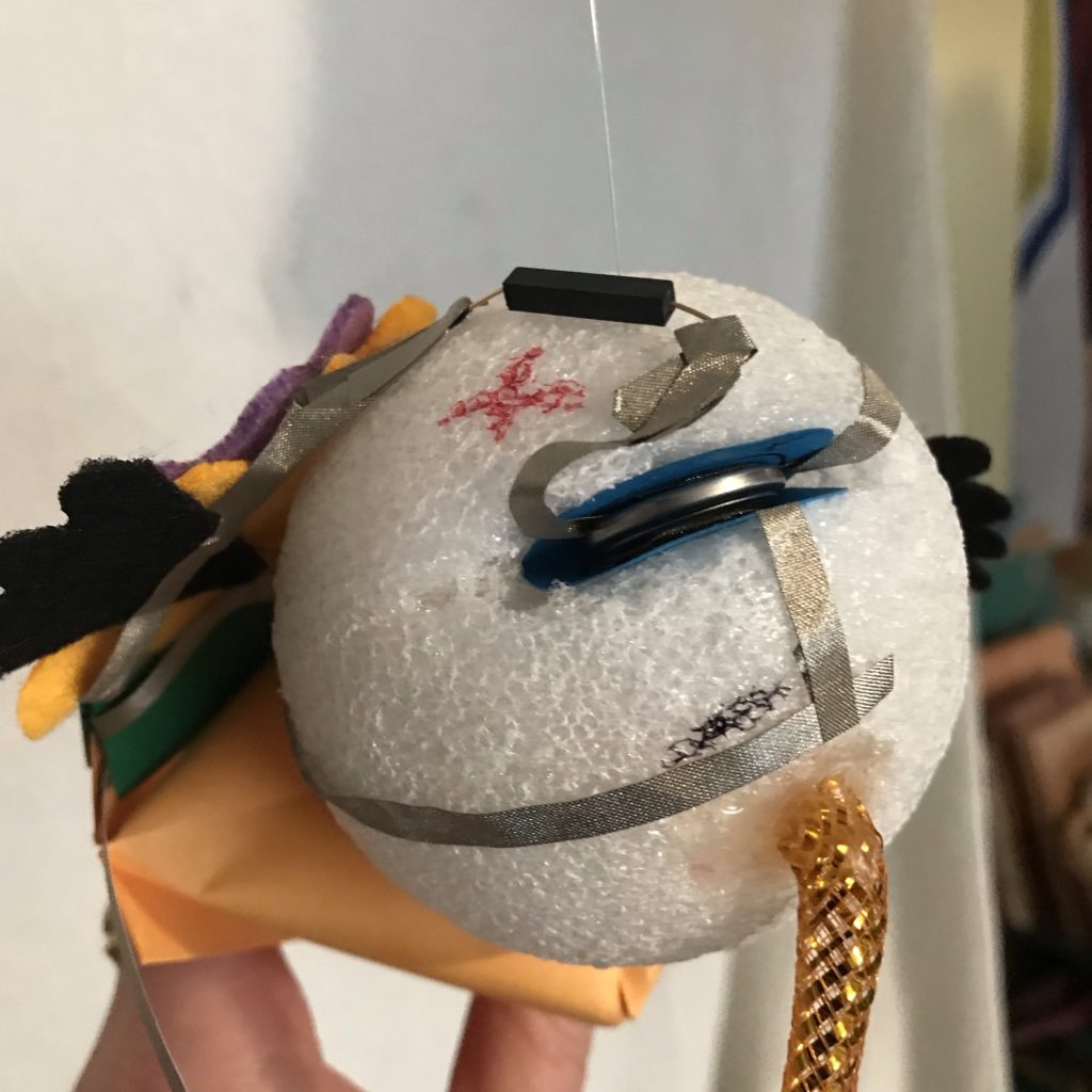 Reed Switch Puppet with Color Changing Eyes