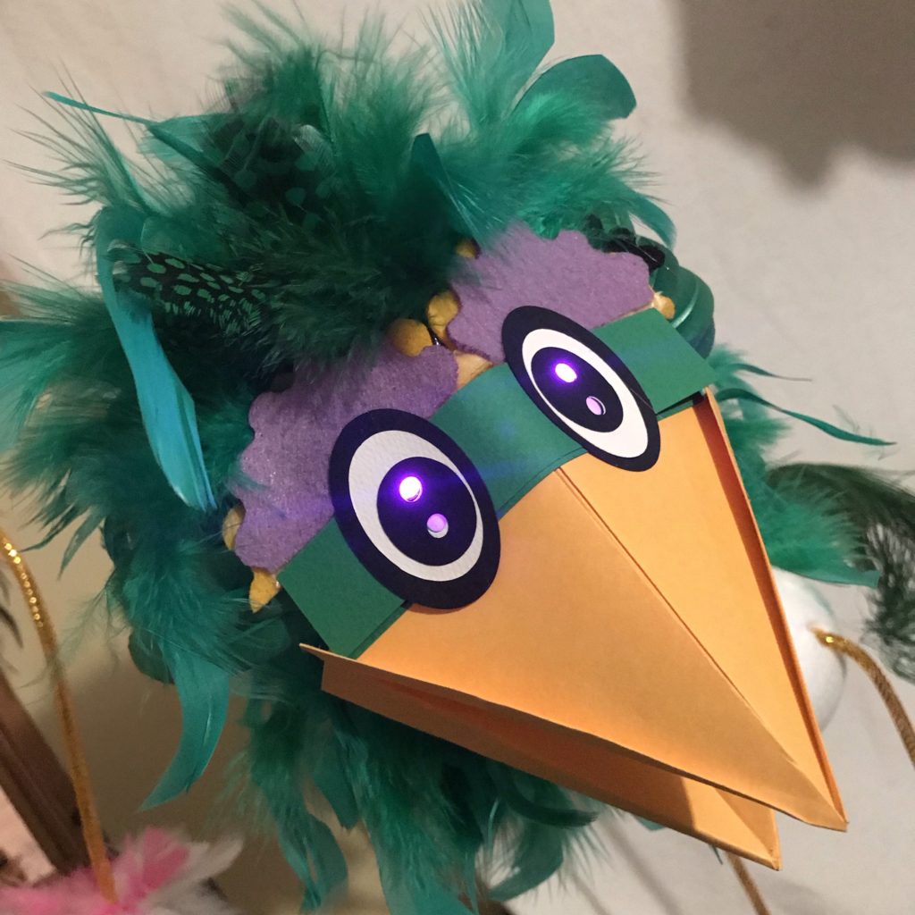 Reed Switch Puppet with Color Changing Eyes