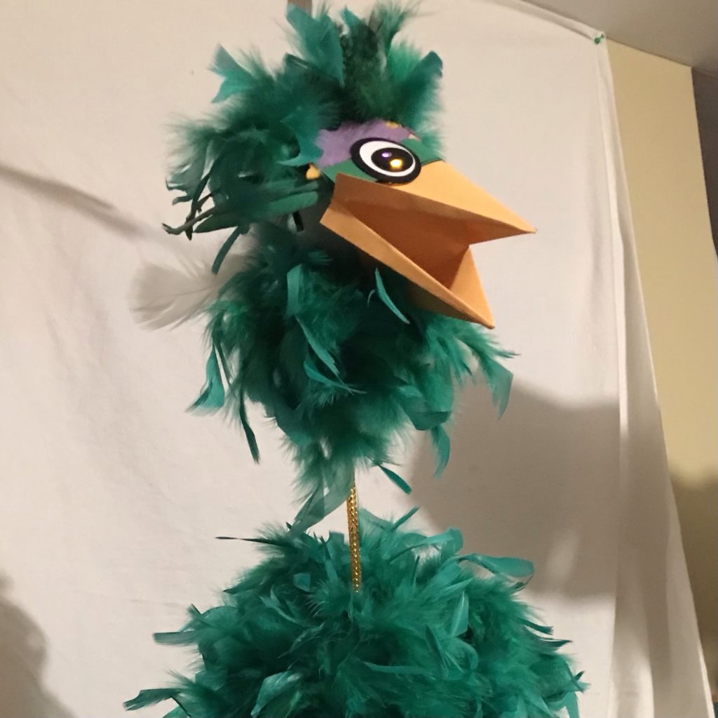 Reed Switch Puppet with Color Changing Eyes