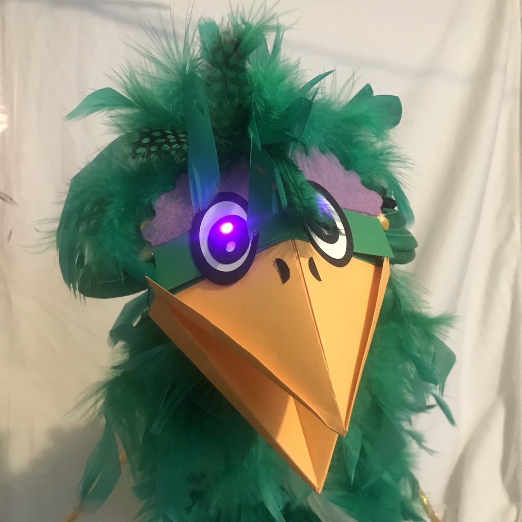 Reed Switch Puppet with Color Changing Eyes