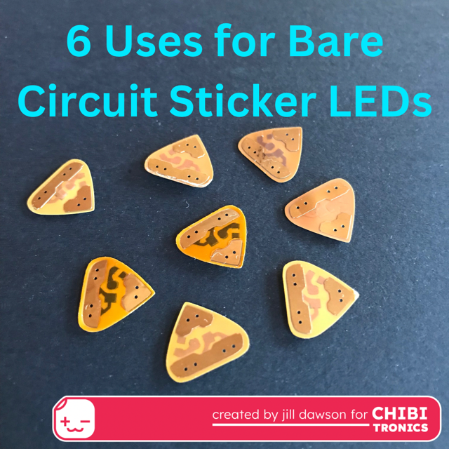 Bare Circuit Sticker LEDs