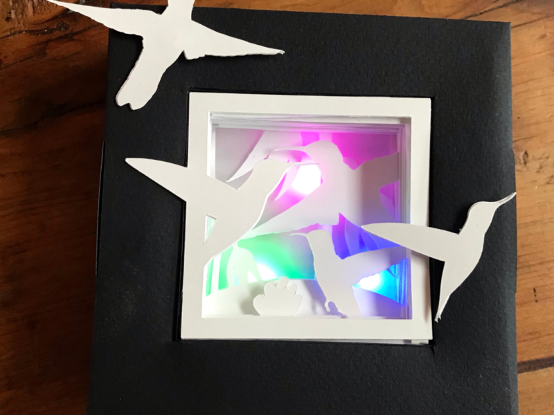 Create an Interactive Shadow Box with Chibitronics Reed Switches