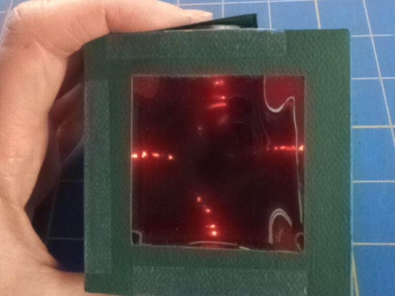 Make a Color-Changing Infinity Mirror with Chibitronics Animating LED Stickers