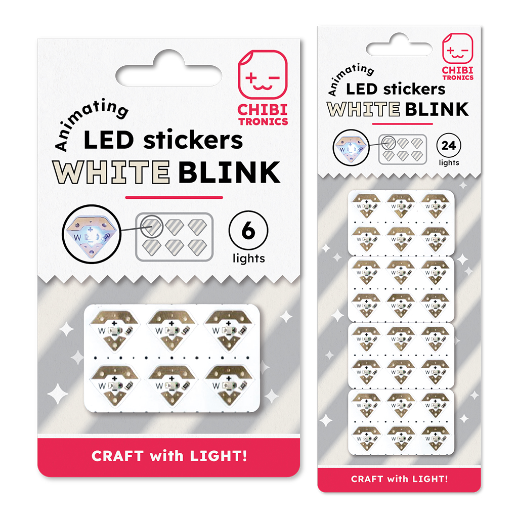 White Blink Animating LED 6-pack and 24-pack