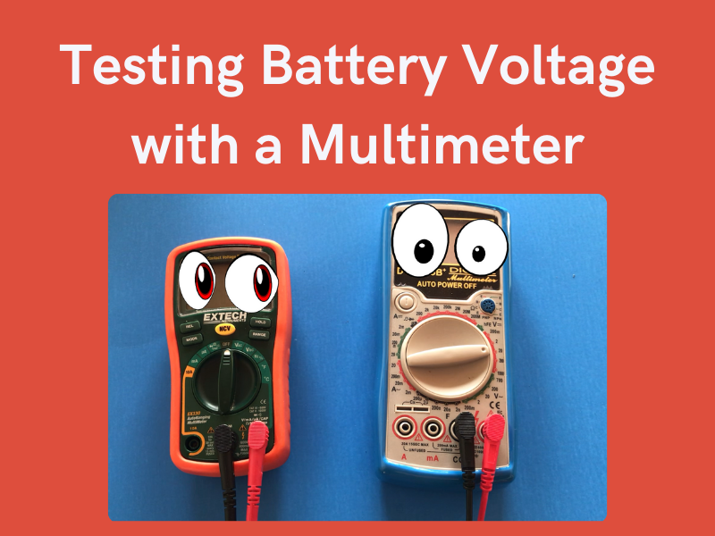 Measuring Battery Voltage Using a Multimeter
