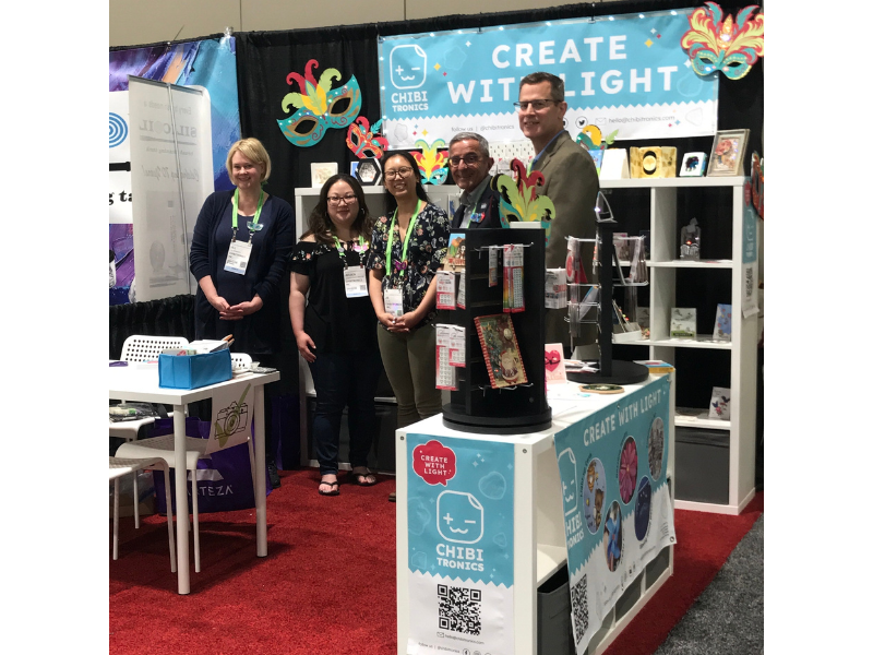 Chibitronics Makes Connections at the NAMTA Creativation Trade Show 2024