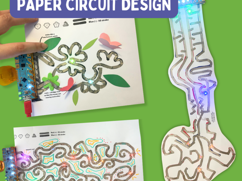 Creating Collaborative “Exquisite Corpse” Paper Circuit Art