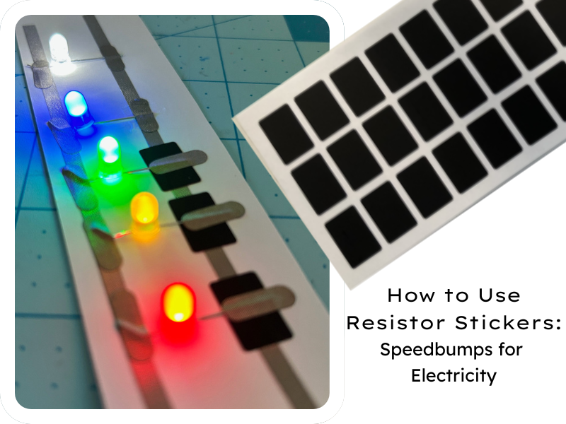 How to Use Chibitronics Resistor Stickers 