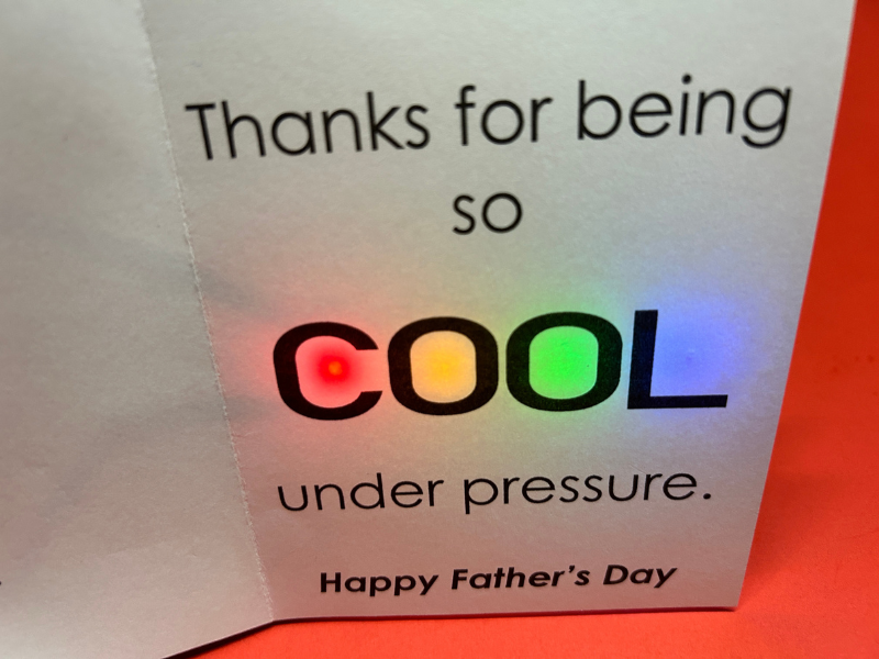 Make a Pressure Sensing Father’s Day Card That Lights in Sequence