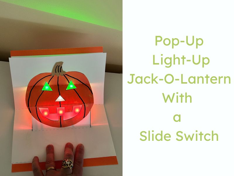 Interactive Pop-Up Jack-O-Lantern Featuring Circuit Sketcher