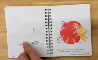 slide button penguin bowling